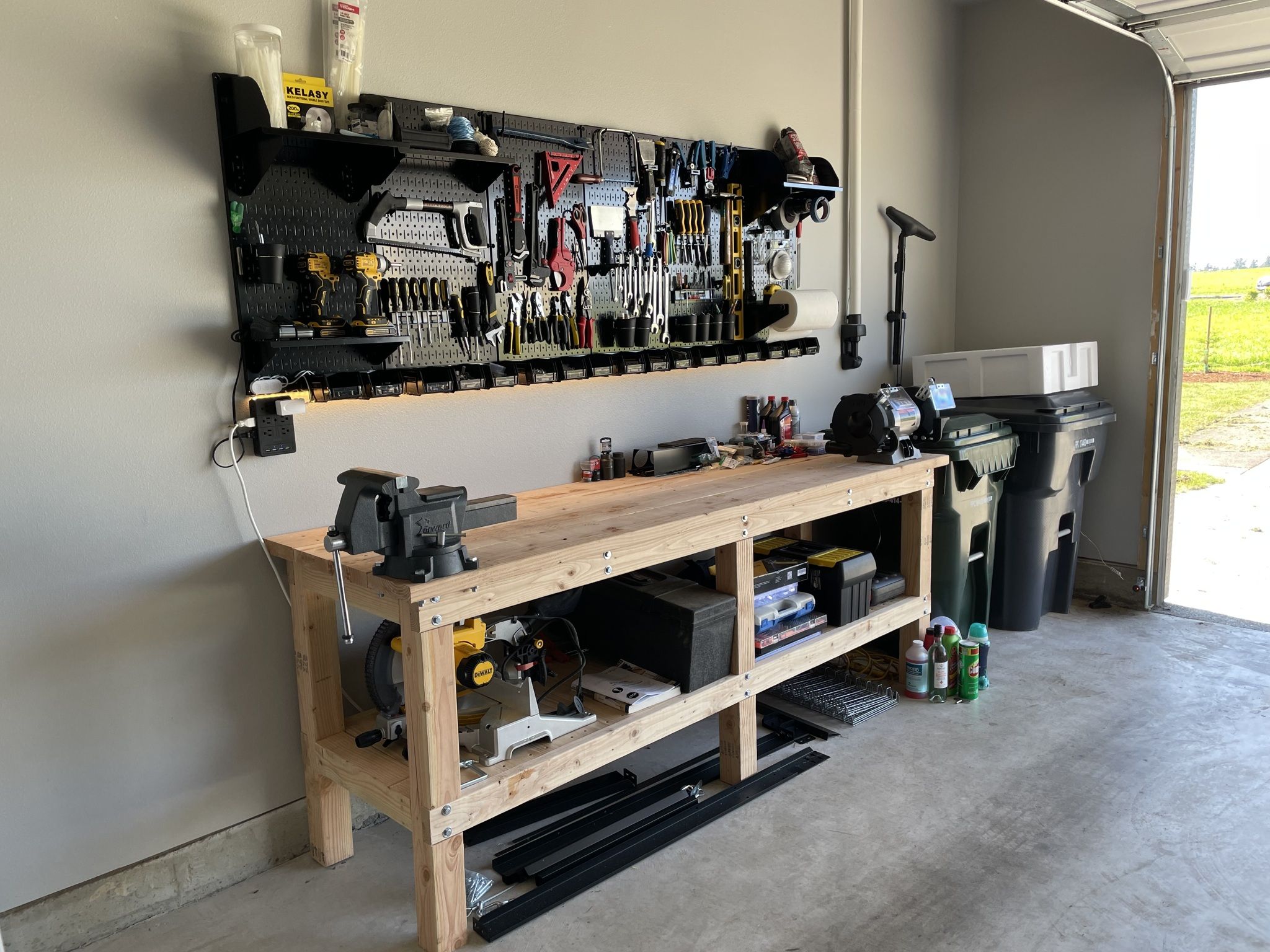 Custom built workbench