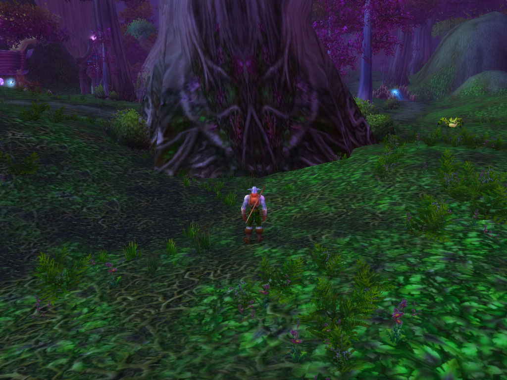World of Warcraft wolf in tree